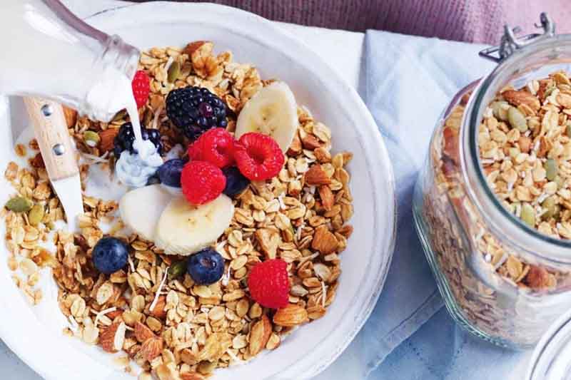 Granola macca